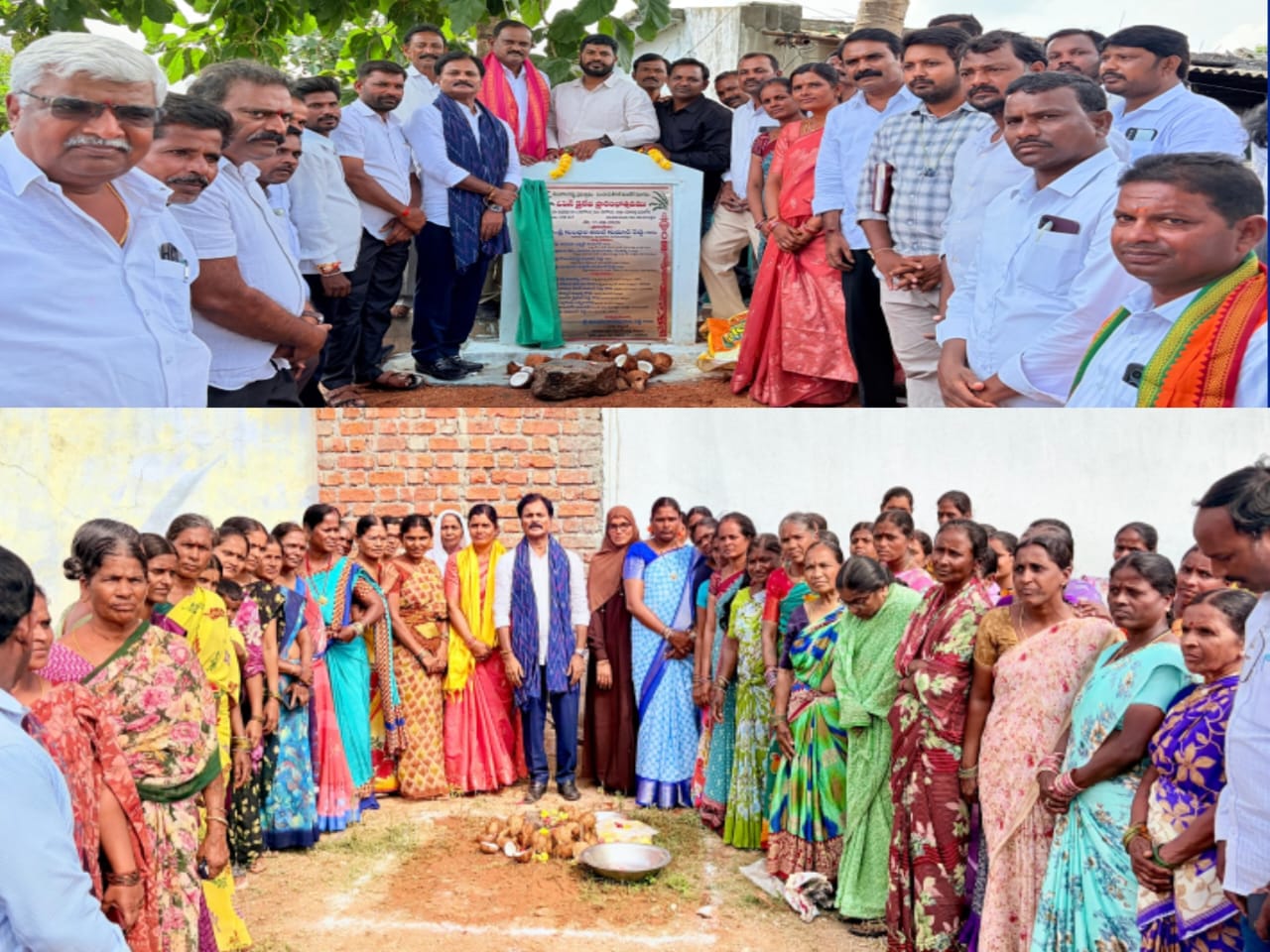 మల్లెపల్లిలో అభివృద్ధి పనులకు శ్రీకారం చుట్టిన ఎమ్మెల్యే కుంభం